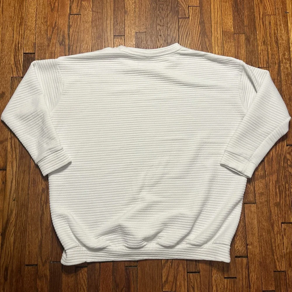 Nike Golf Sweater Size XL (short arms) White Dri Fit